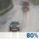 Saturday: Rain.  High near 44. East wind around 10 mph.  Chance of precipitation is 80%.
