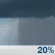 Sunday: A 20 percent chance of showers before 10am.  Patchy fog before 10am.  Otherwise, mostly cloudy, with a high near 55. West wind around 5 mph. 
